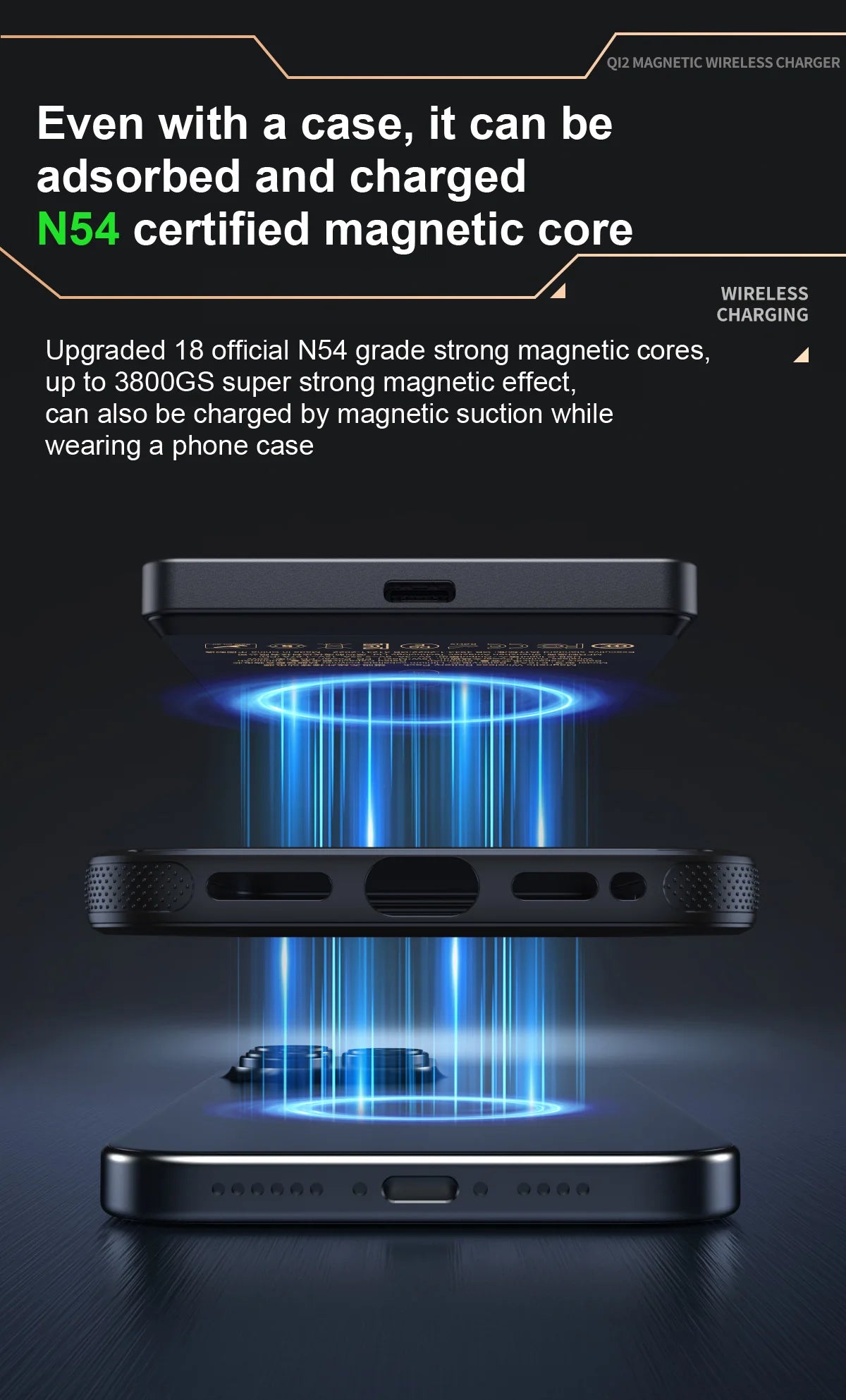 Qi2 Magnetic Power Bank — 15W MagSafe Fast Wireless Charging for iPhone