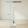 JHK 10-in-1 Steam Mop — 1550W Detachable Handheld Steam Cleaner, 16FT Cord, 2 Washable Pads for Floors & Multi-Surface