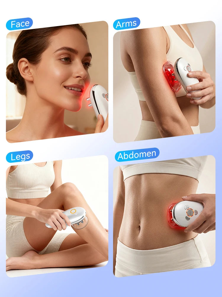 OZEMEI Face & Body Sculpting Massager – Electric Cellulite, Cupping & Guasha Device with EMS