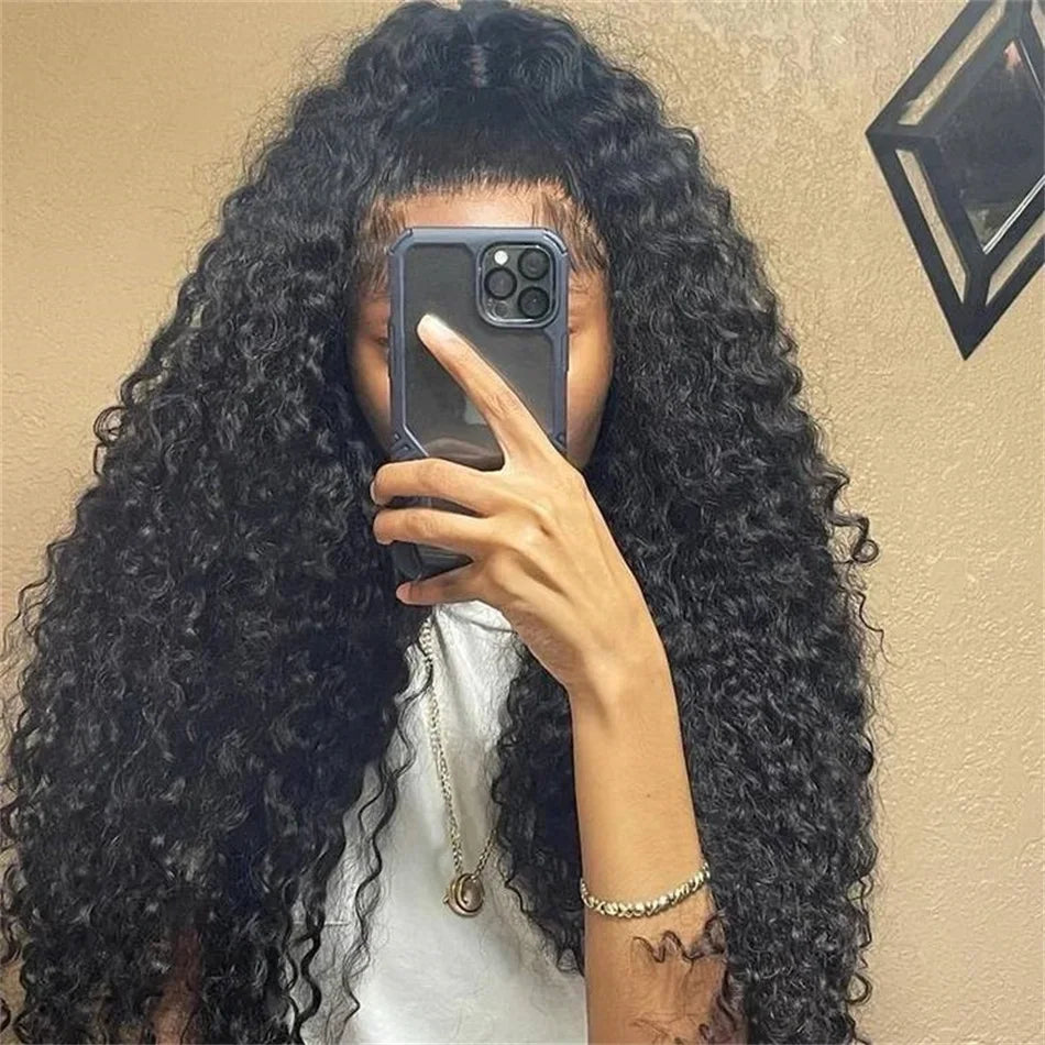 Rosabeauty 34 36inch Hd 13x4 13x6 Curly Wigs Deep Wave Frontal Wig Brazilian Curly Human Hair Wig Loose Water Wave Wig For Women