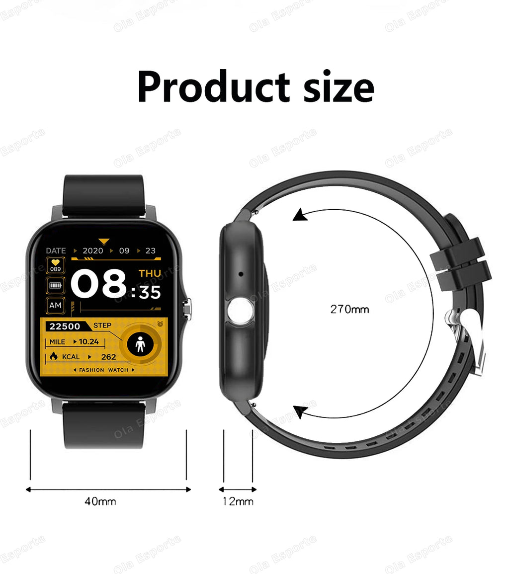 Smart Watch 2.01" HD Display | Answer Calls Sport Modes DIY Dial Weather Forecast Smartwatch