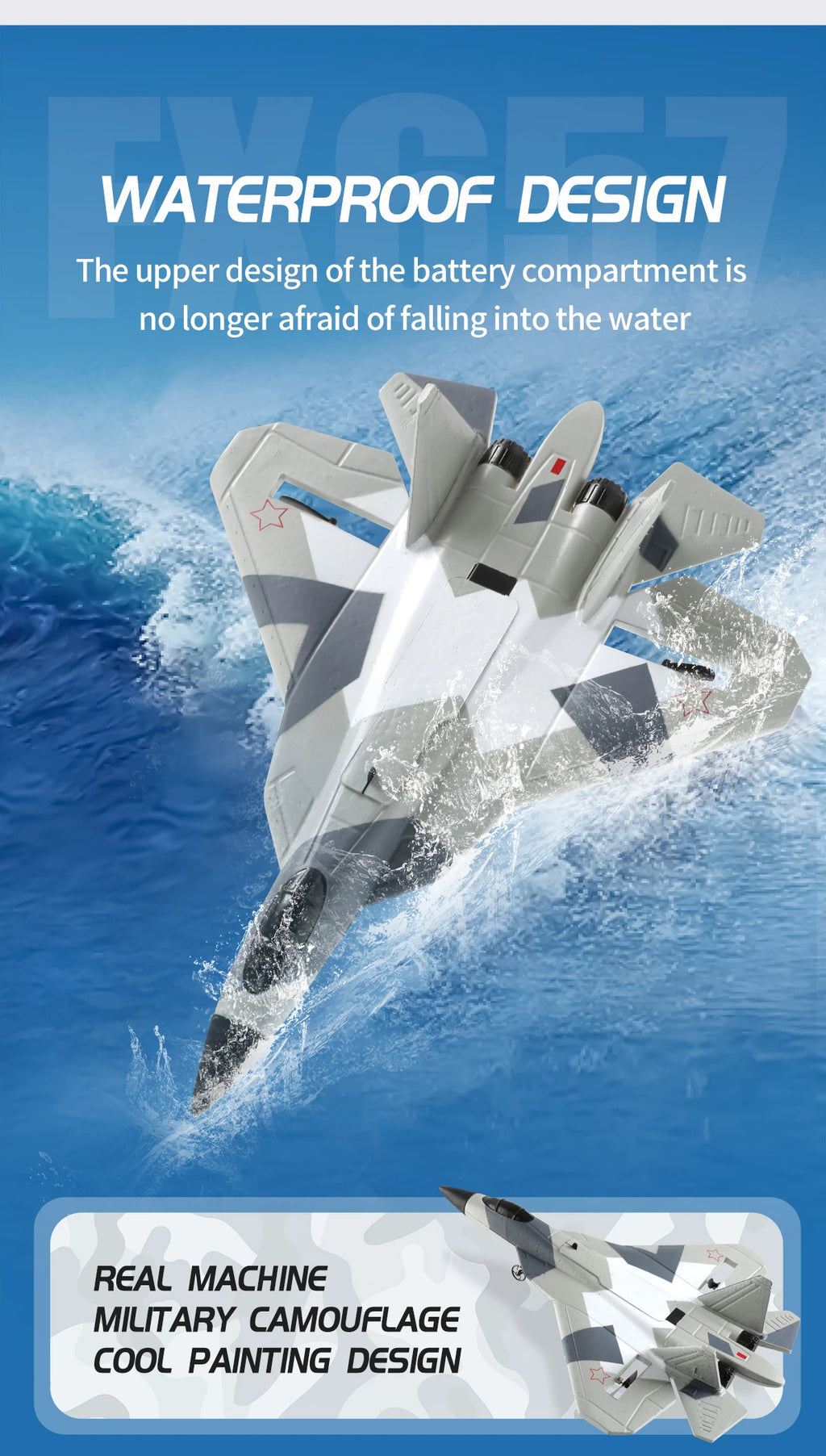 SU35 2.4G RC Foam Fighter Glider Airplane – Remote Control EPP Fixed Wing Plane
