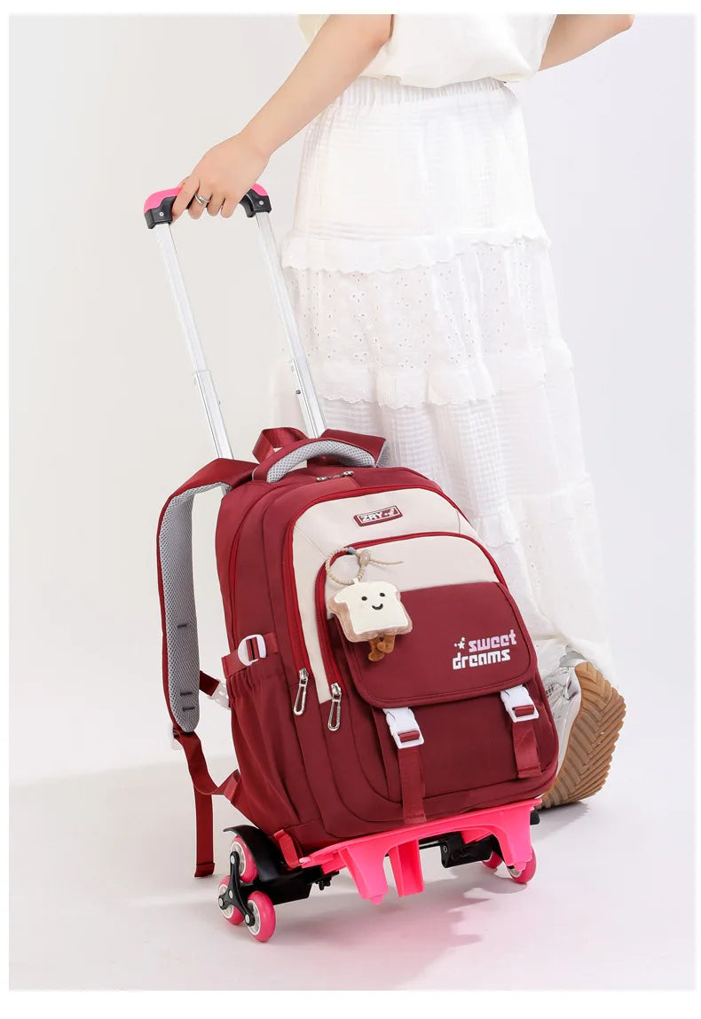 Trolley School Backpack – Two- & Six-Wheel Options
