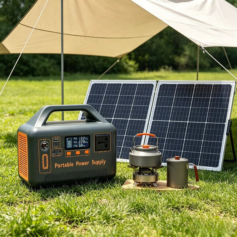 500W Portable Power Station S500 — Solar Generator for Camping & Emergency Backup