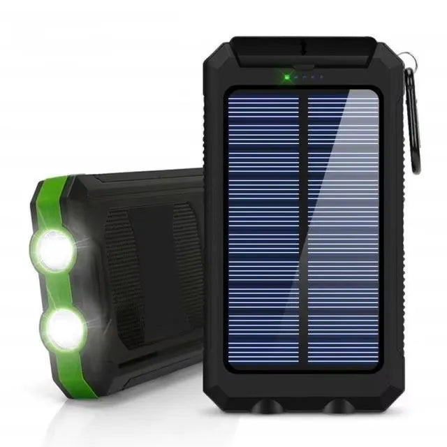 Solar Power Bank 80000mAh — Portable Outdoor Charger with Solar Panel
