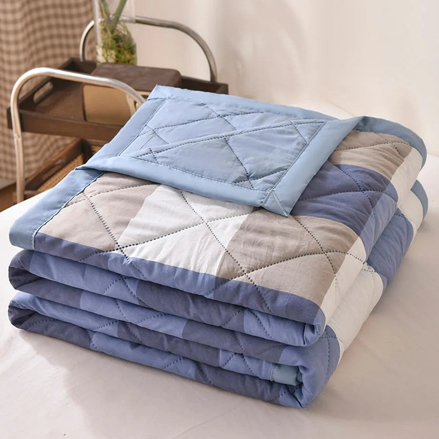 Summer Thin Comforter – Soft Air-Conditioned Quilt, Machine Washable, Single to Double