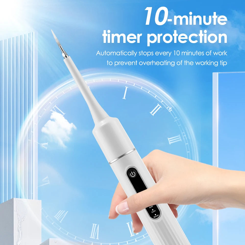 Dentist-Level Clean at Home — Electric Teeth Cleaner & Tartar Remover | 6-Gear Modes, 31,000 Vibrations/Min, IPX6 Waterproof, Type-C Charging