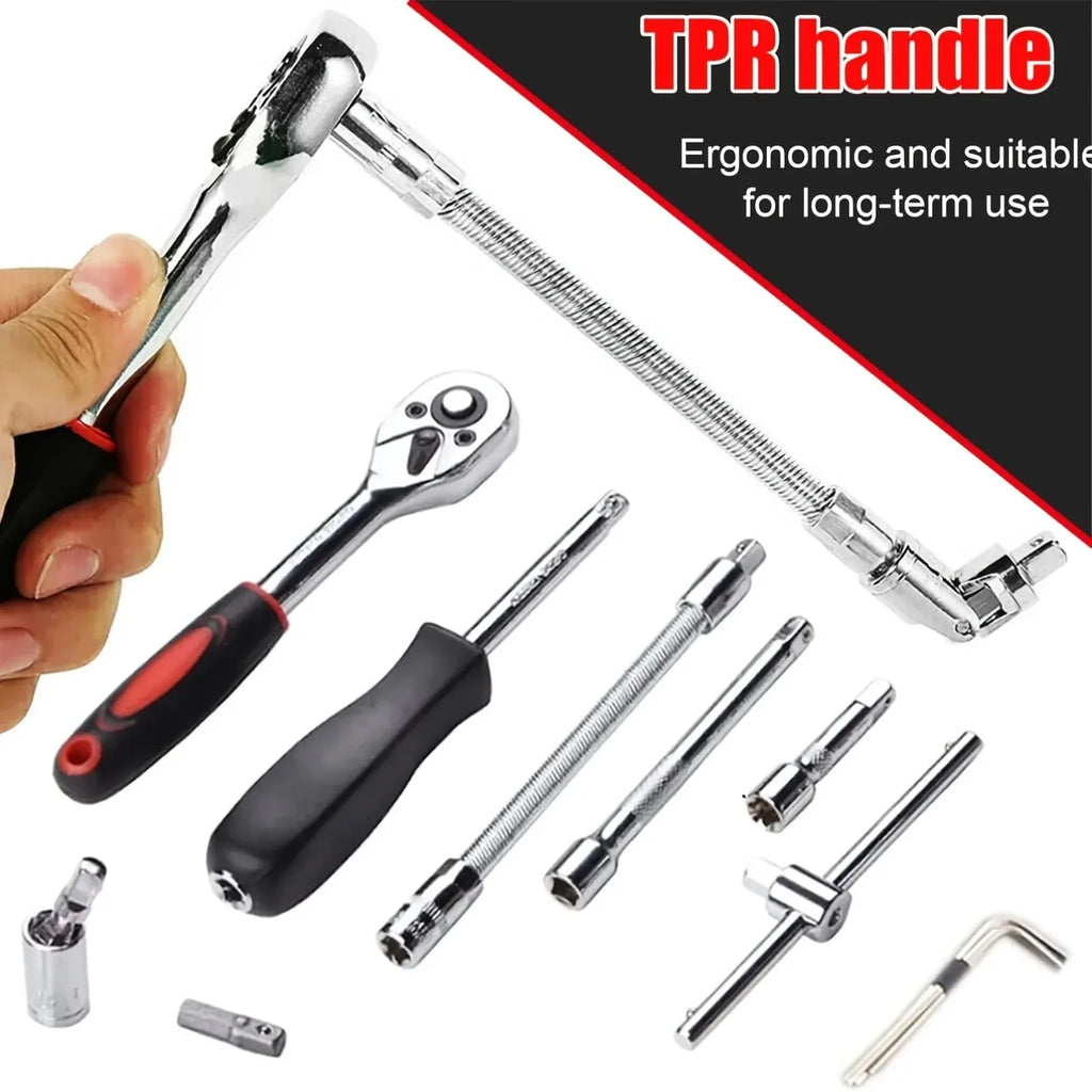 1/4-Inch Socket Set & Extension Bar Options