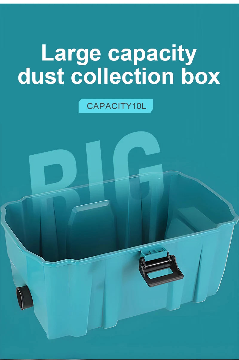 Industrial Drum Vacuum Cleaner – Brushless Dust Collector for Makita (No Battery)