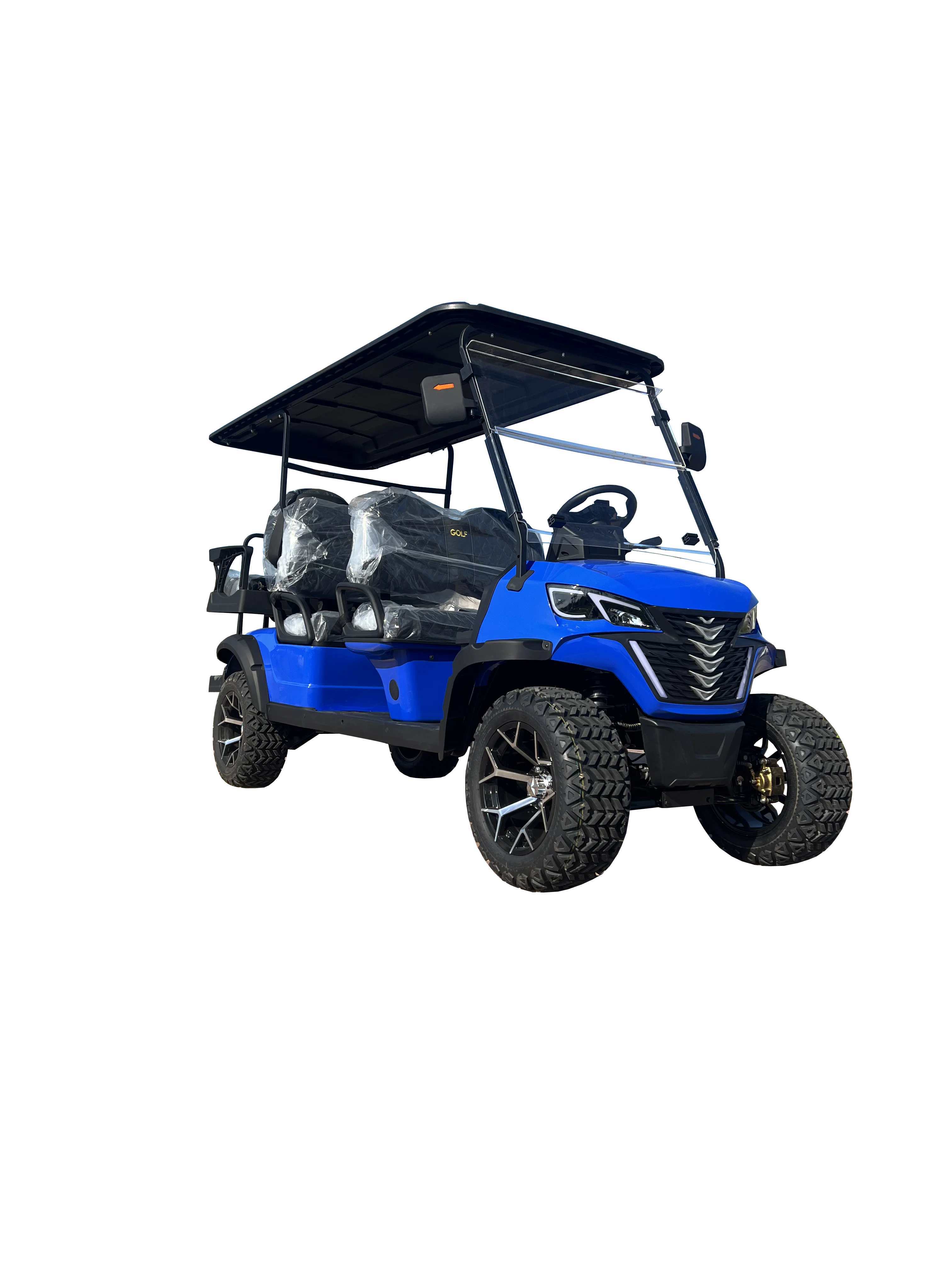 2026 Latest Solar Panel Charging Customized Off-Road 60V 4KW/5KW Outdoor Hunting Car Legal Electric Golf Cart