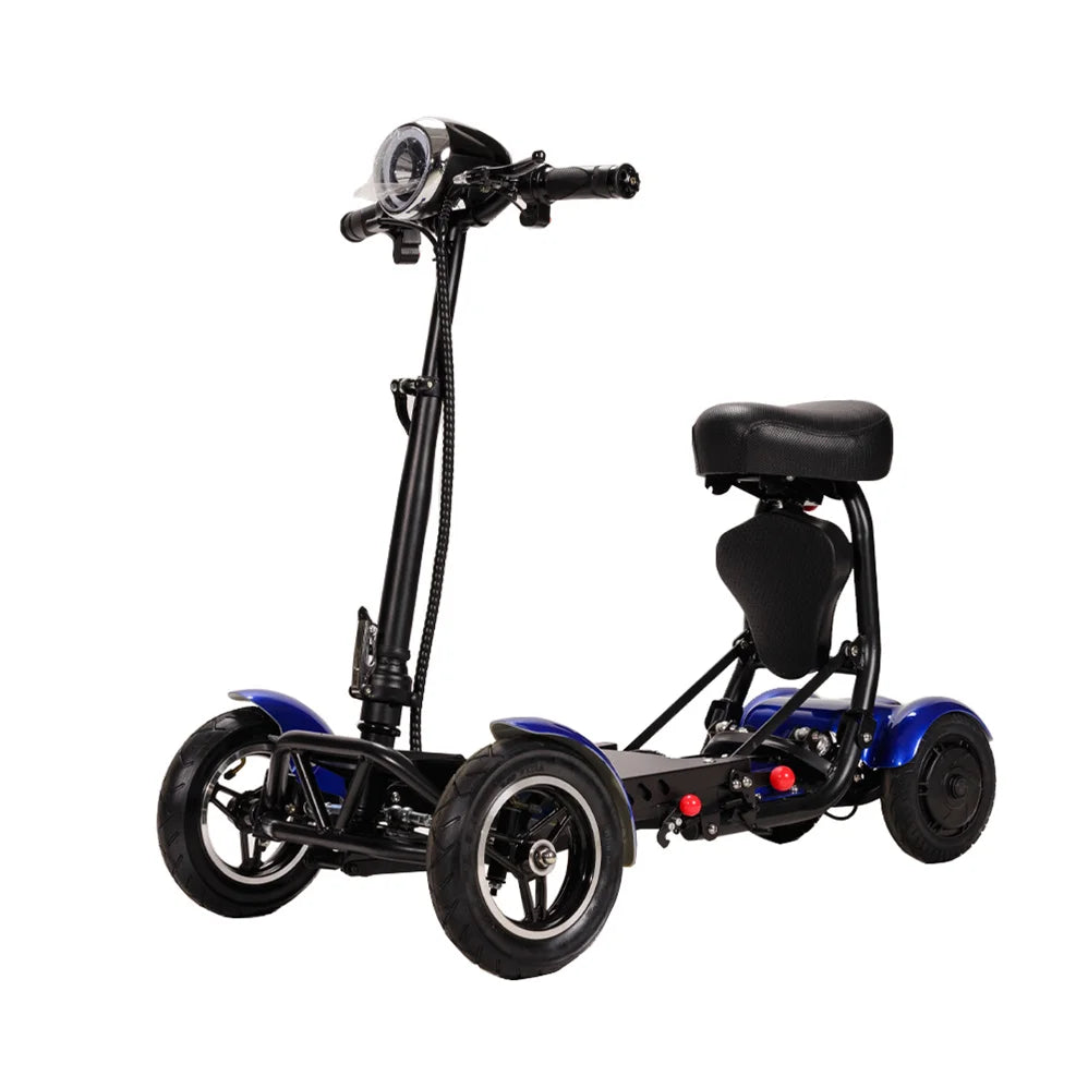 4-Wheel Mobility Scooter for Seniors, Foldable Electric Wheelchair