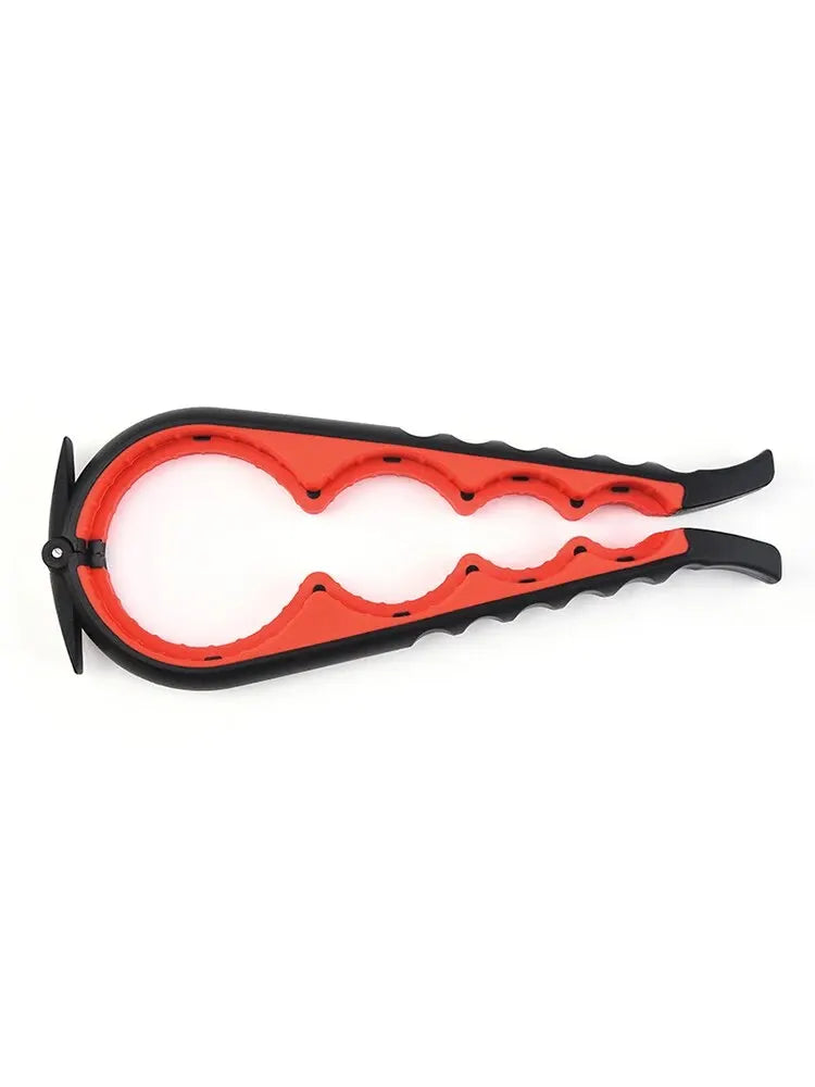 4-in-1 Multifunctional Can & Bottle Opener – Anti-Slip Ergonomic Cap Twister, PP+TPR, Black & Green