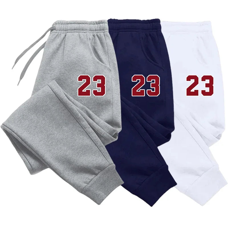 Men's Luxury Print Fleece Jogging Pants — Premium Comfort Joggers