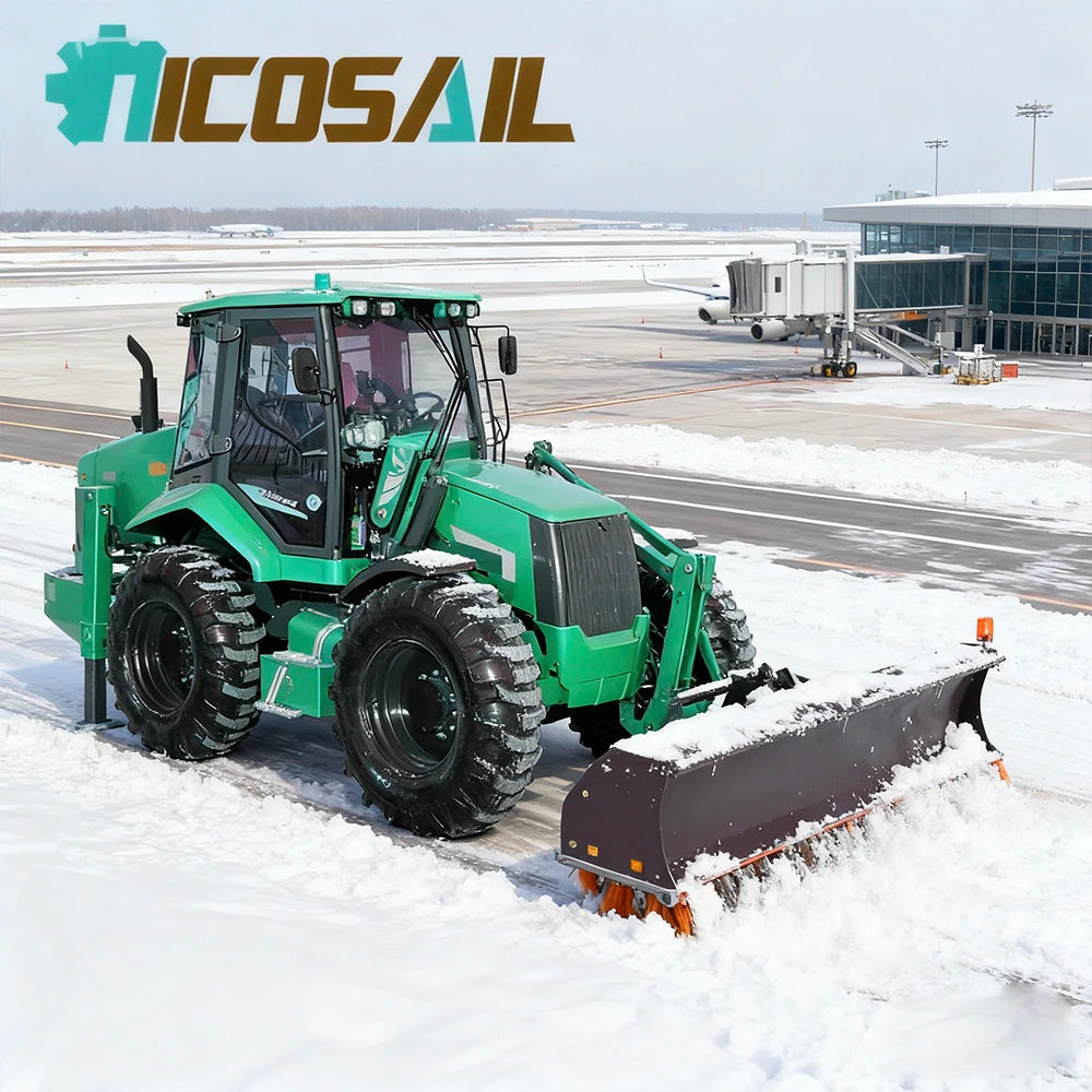 Nicosail 4-Ton 4x4 Backhoe Loader – Heavy Construction Mini Loader, Customizable