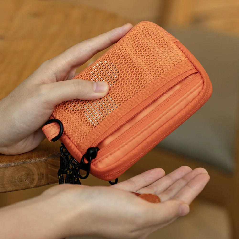 Mini Coin Purse Wallet – Large Capacity Card Holder, Multi-Slot Small Change Wallet for Women & Men
