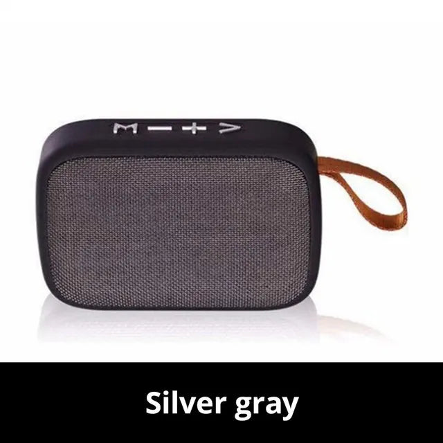 Big Sound. Small Package. — Portable Bluetooth 5.0 Mini Fabric Speaker | 3D Stereo HiFi, TF Card, FM Radio, Rechargeable, 5 Colors