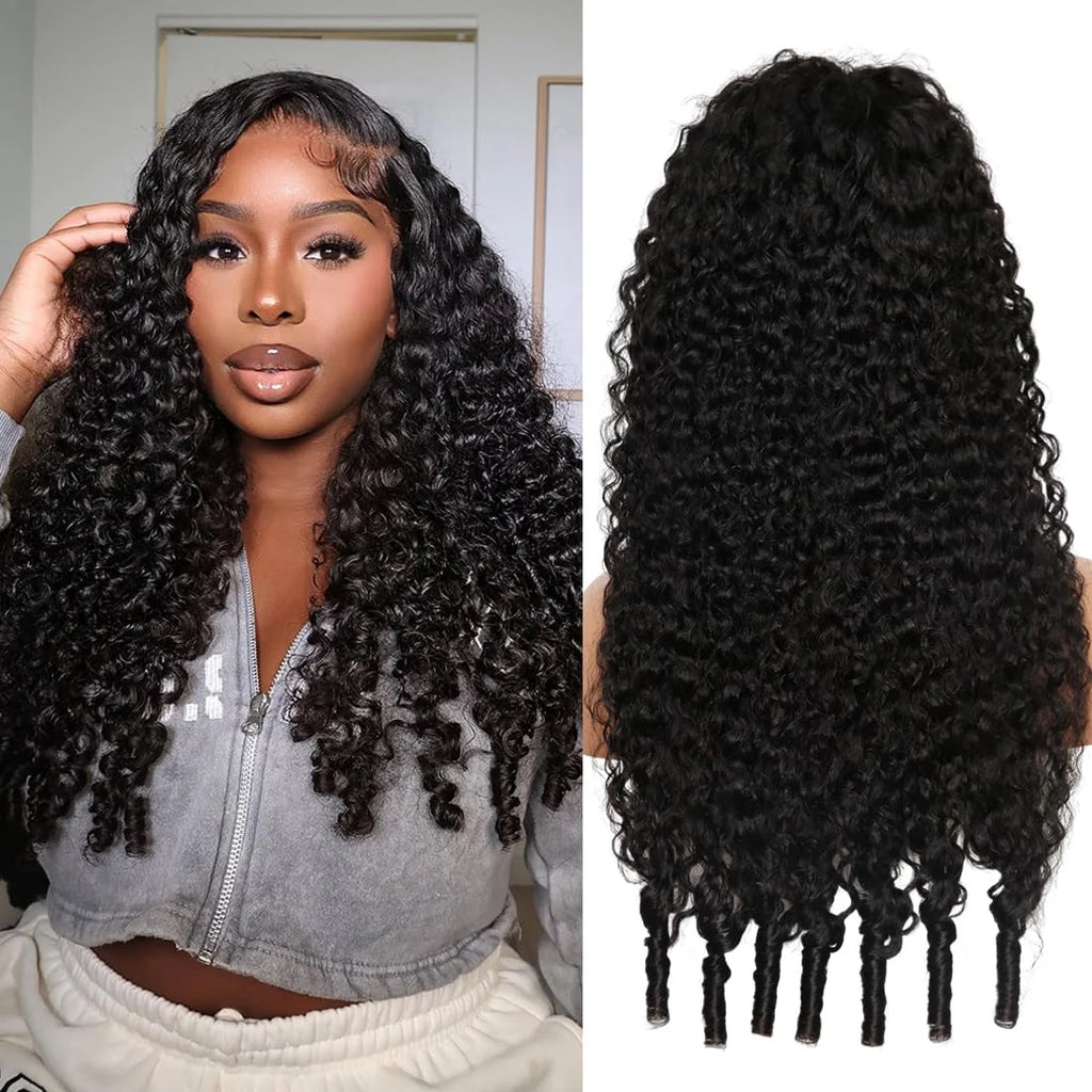200% Density Burmese Curly Lace Front Wig | 13x4 13x6 HD Transparent Pre-Plucked Virgin Human Hair