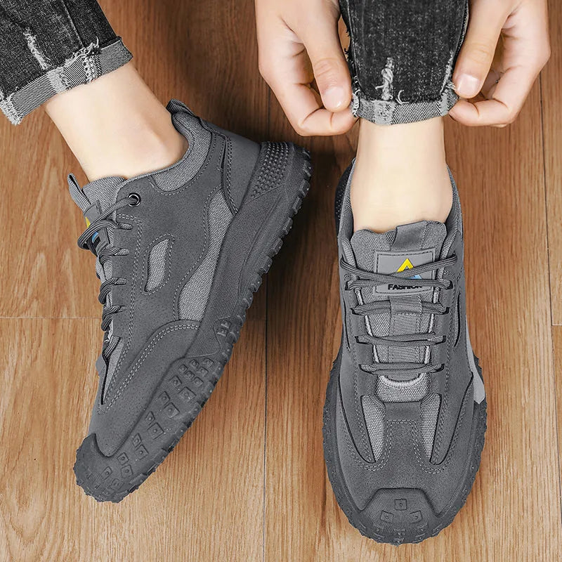Men's Thick-Sole Anti-Slip Outdoor Platform Sport Shoes