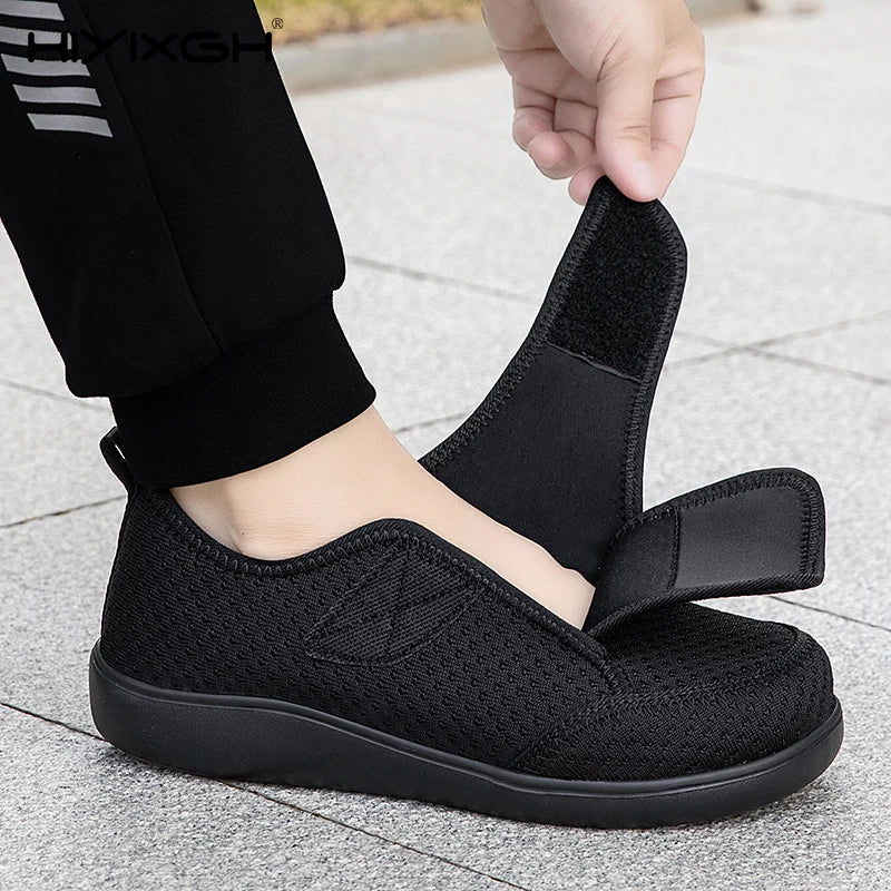 Adjustable Open-Toe Diabetic Shoes for Elderly