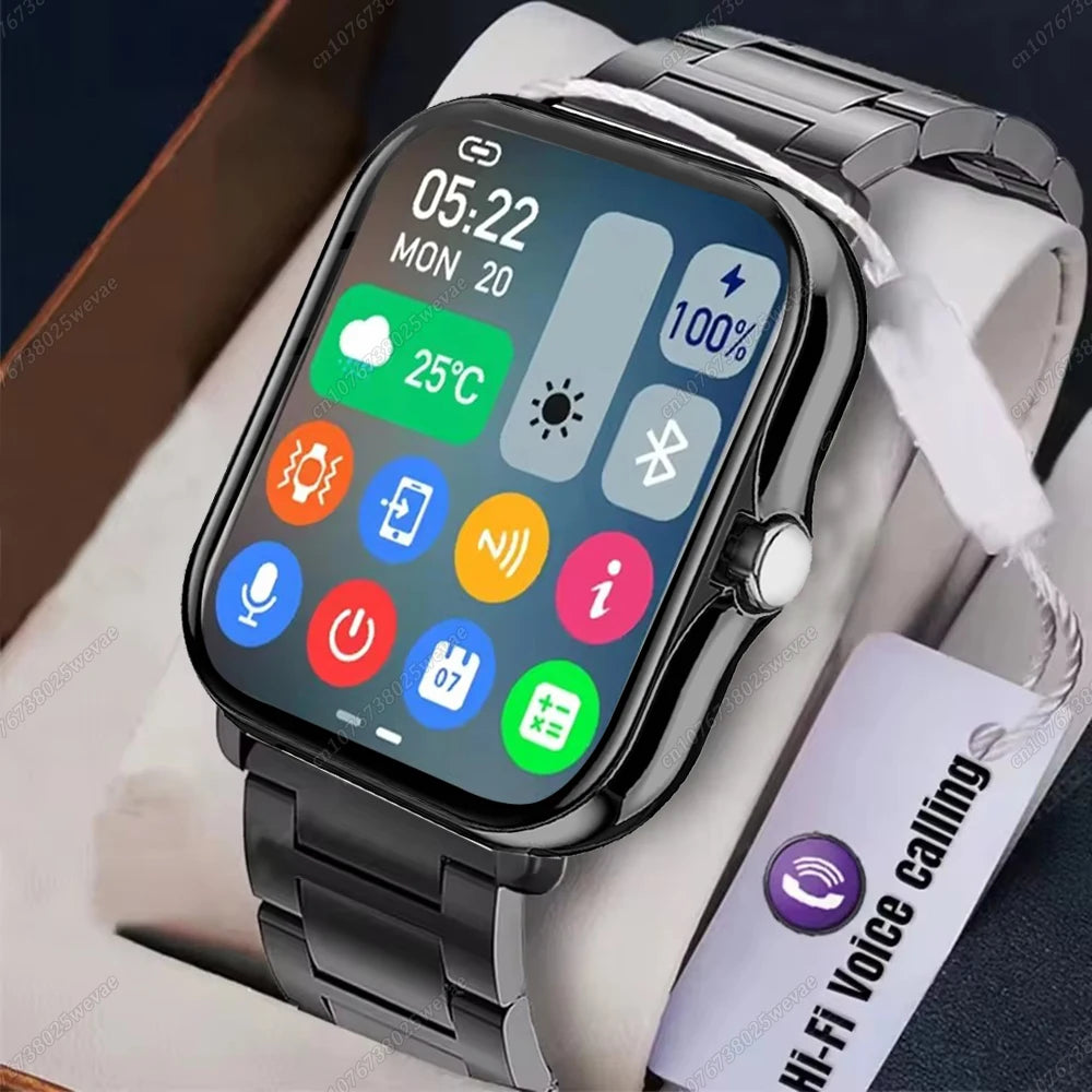 Smart Watch 2.01" HD Display | Answer Calls Sport Modes DIY Dial Weather Forecast Smartwatch