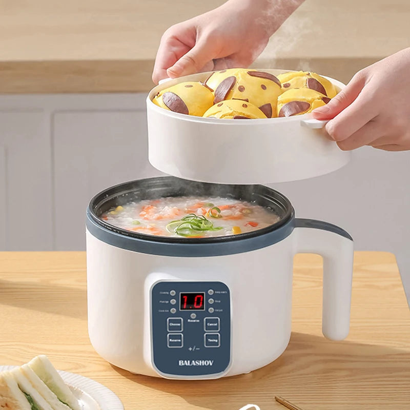 1.7L Electric Rice Cooker – Non-Stick, Single/Double Layer, 220V Smart Mechanical MultiCooker for Home
