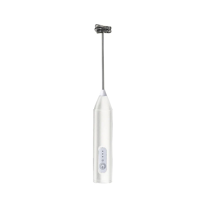 Wireless USB Rechargeable Milk Frother – 3-Speed Handheld Foam Maker & Coffee Whisk