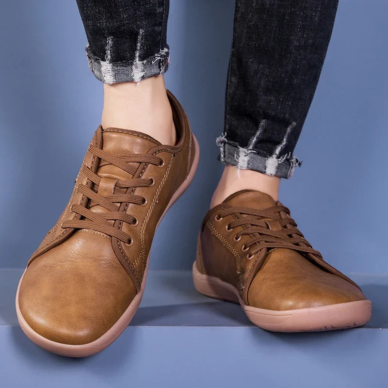 Men's Waterproof Barefoot Minimalist Sneakers — Wide Toe