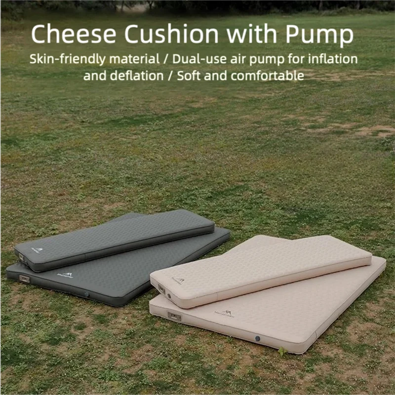 Double Self-Inflating Camping Mattress – Compact Folding Waterproof Outdoor Pad for 2