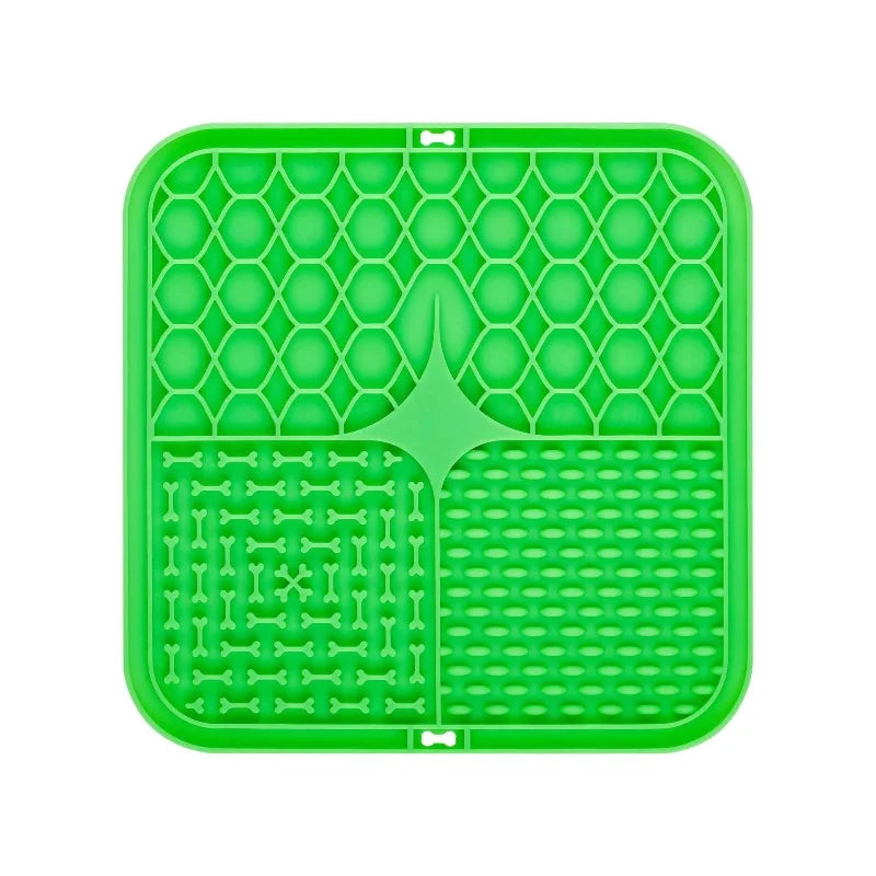 Silicone Slow Feeder Lick Mat with Suction Cup