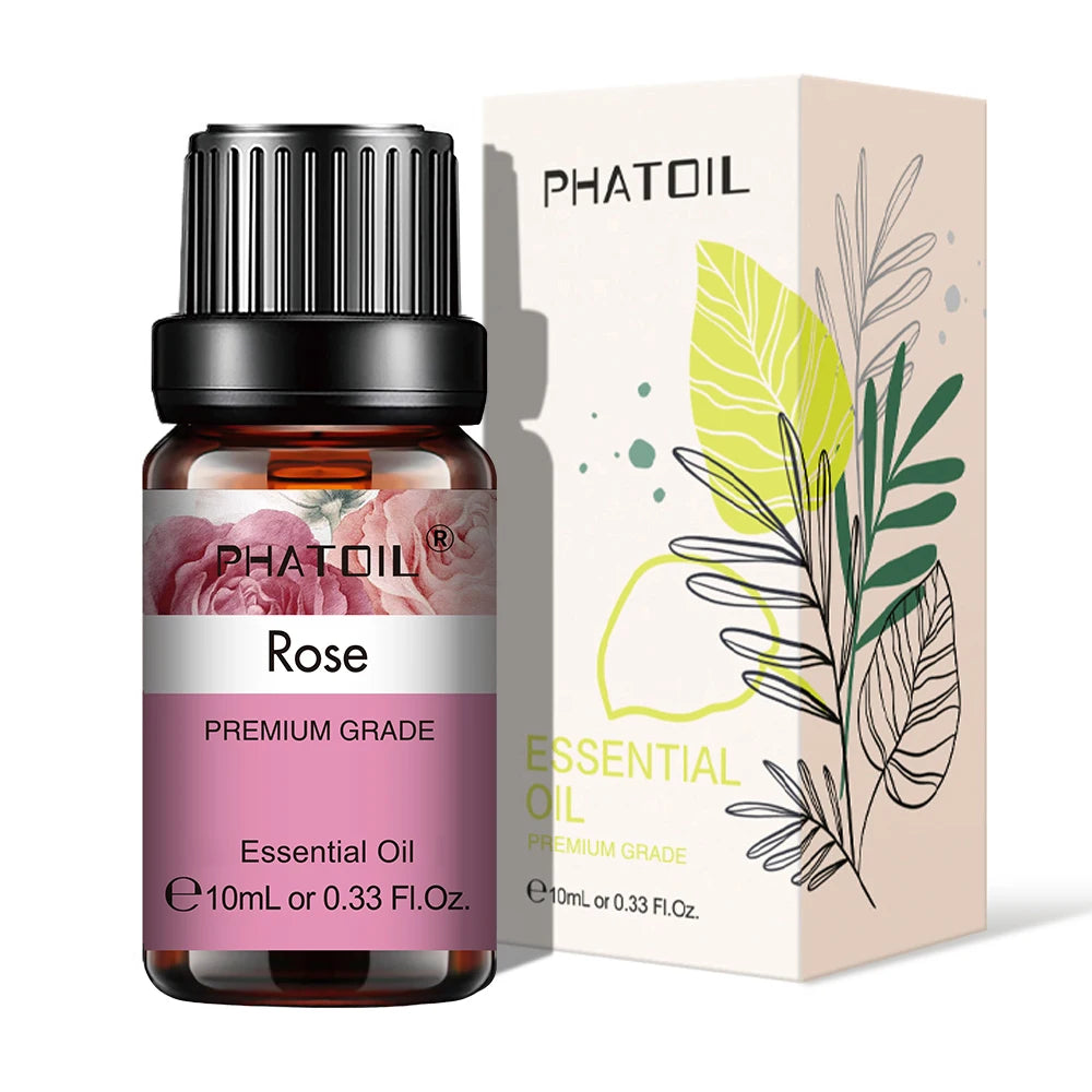 Pure Plant Essential Oil 10ml – Aromatherapy Oil for Diffusers, Humidifiers & DIY, 37 Scents