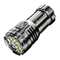 Mini LED Flashlight – USB Rechargeable, 10W, Adjustable Zoom, 100–200m, Waterproof Outdoor Torch