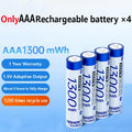 NOHON 1.5V Li-ion Rechargeable AA/AAA Batteries – 3600mWh High Capacity Long Lasting with Battery Charger