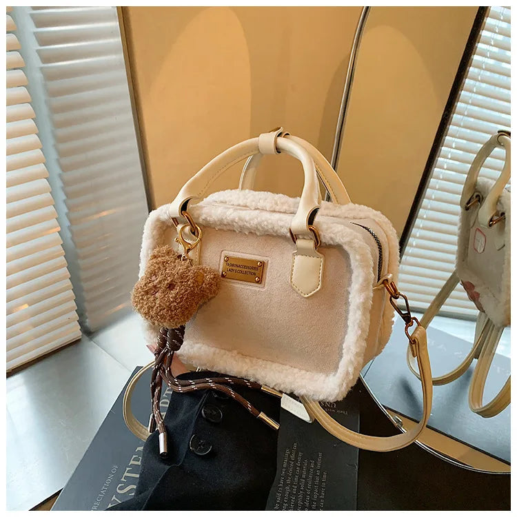 Plush Crossbody Bags for Women Shoulder Bags Versatile Purse and Handbags Designer Bag Female Bags Сумка Женская Bolsos Mujer
