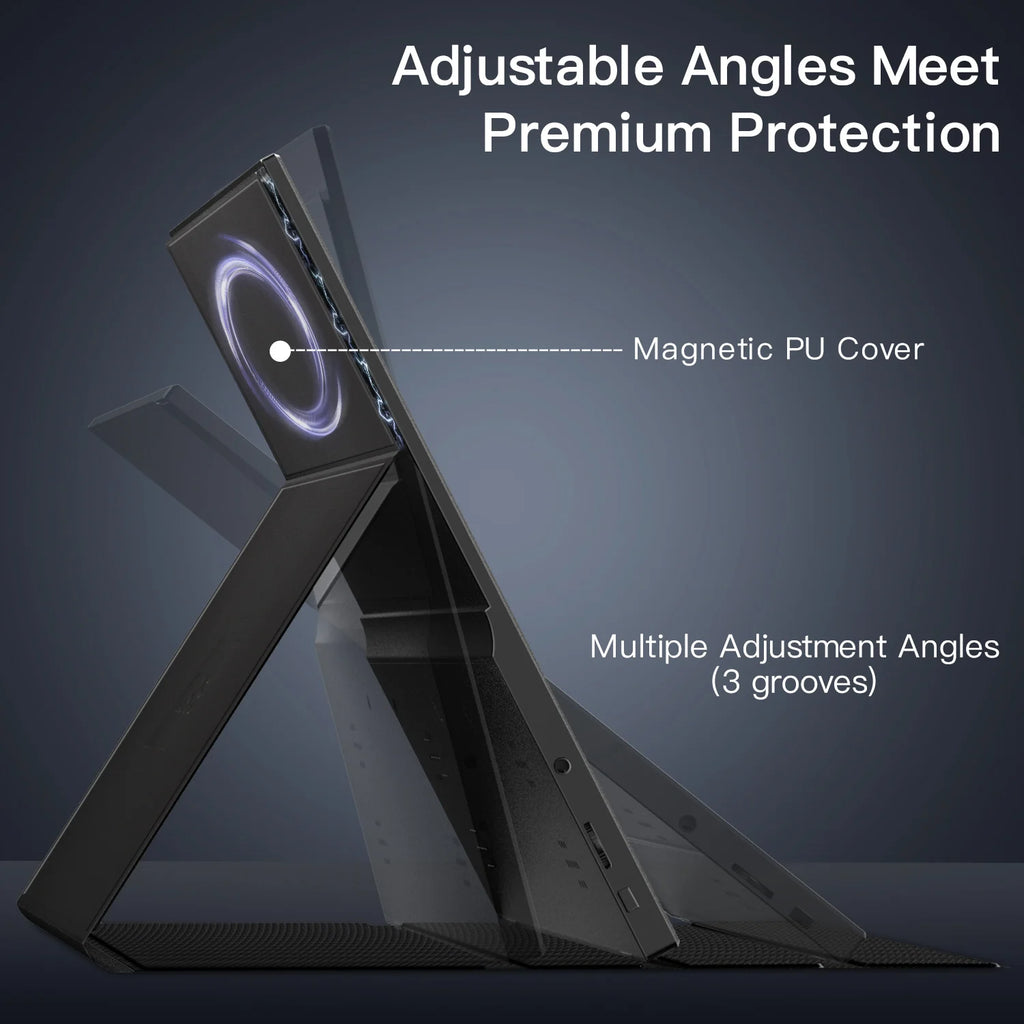 15.6-Inch Portable Monitor – Full HD IPS & Cover Stand