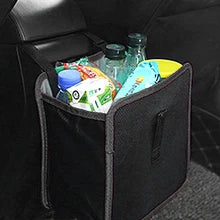 Foldable Car Trash Can – Hanging Oxford Cloth Organizer