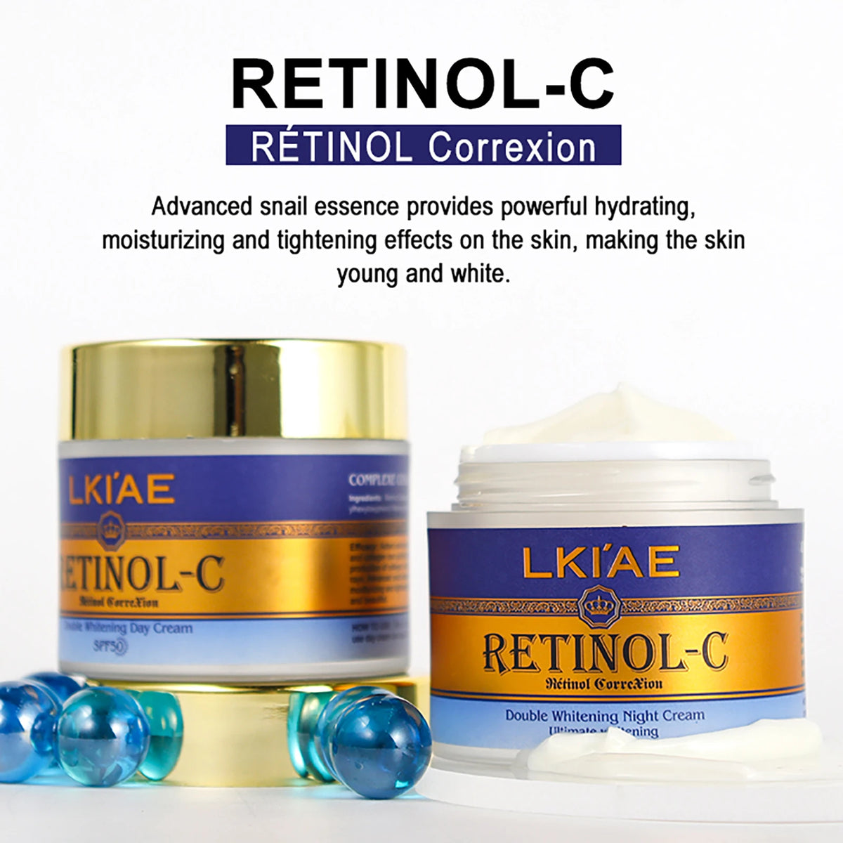 LKIAE Advanced Retinol Whitening Skin Care Set – Brightening & Anti-Aging for All Skin Types