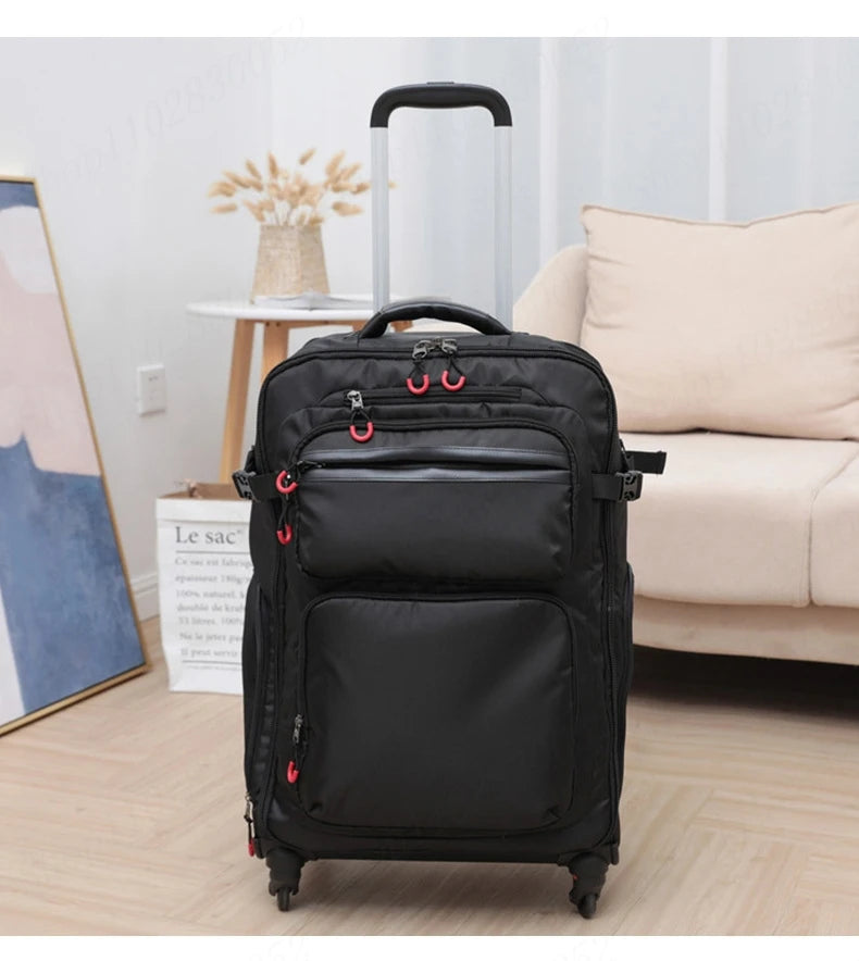 Wheeled Laptop Backpack – Waterproof Cabin Travel Bag