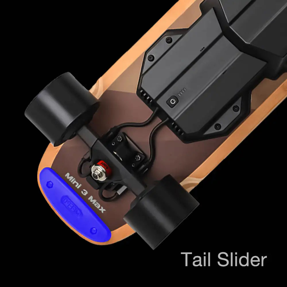 Meepo Mini 3 Max Electric Skateboard – Remote Control, 4-Wheel Dual-Drive, 20mi Range, 265LBS, IPX4 Waterproof