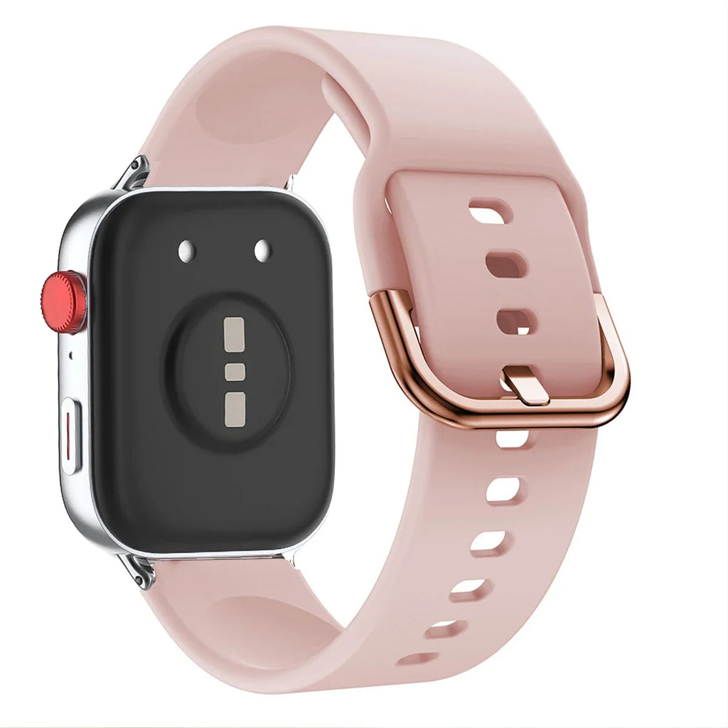 Silicone Sport Band for Huawei Watch FIT 1/2/3/4 Pro | Metal Buckle Replacement Bracelet Strap