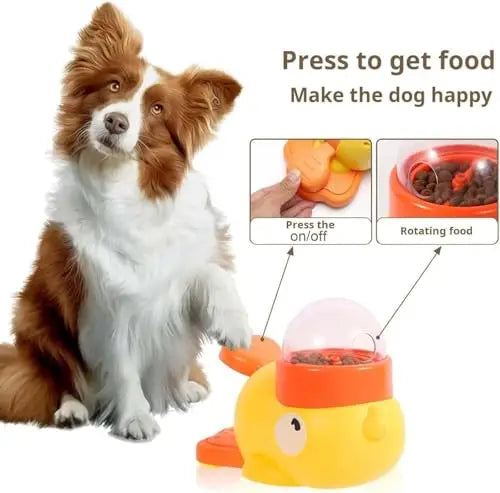 Duck Snack Dispenser Slow Feeder for Small & Medium Dogs