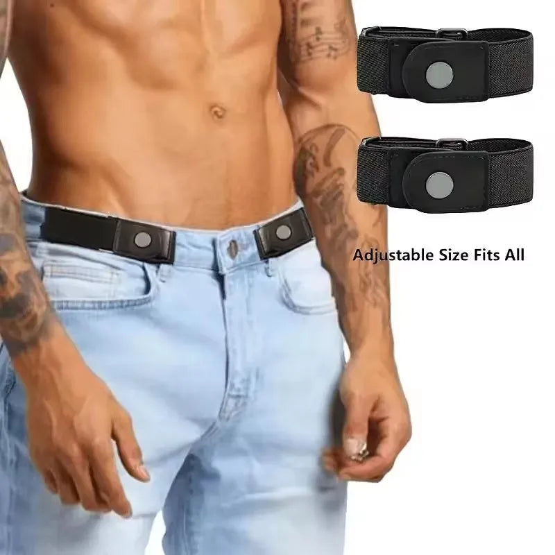 No-Buckle Elastic Invisible Belt for Men & Women