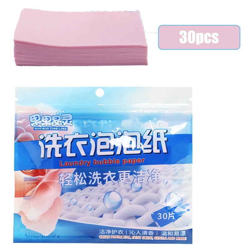 Laundry Anywhere, Anytime — Portable Concentrated Laundry Tablets | 30/60/90/120 Count, Pink & White, Travel-Ready, Long-Lasting Scent
