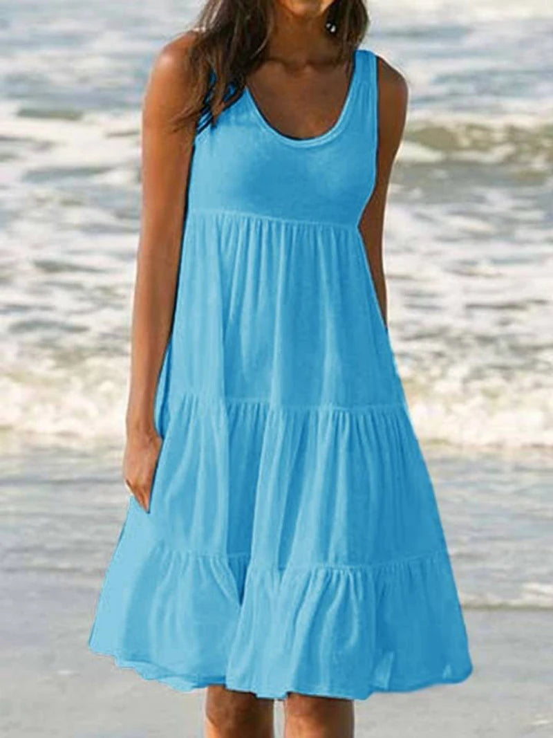 Sexy Backless Slit Midi Gown — Sleeveless Bodycon Party Dress