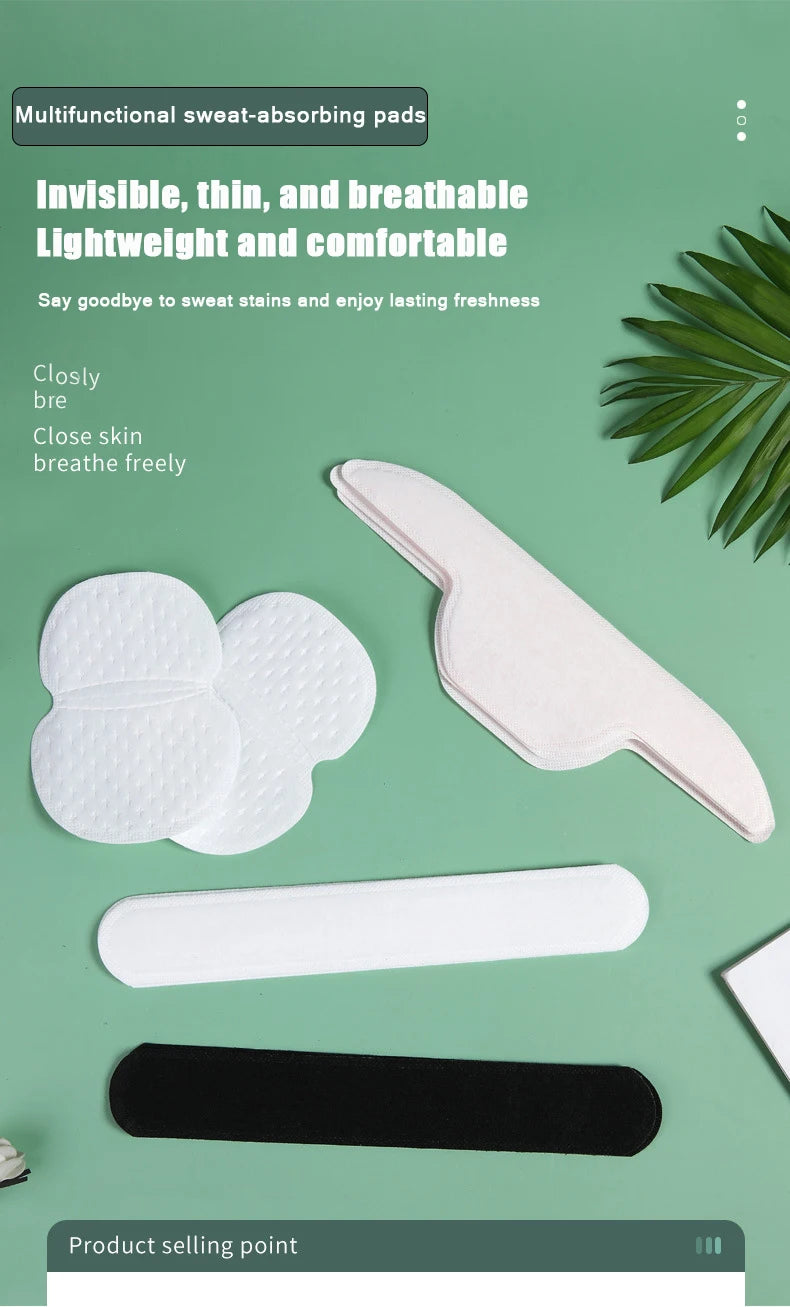 Underarm Sweat Pads for Women & Men – Disposable Hyperhidrosis Protection