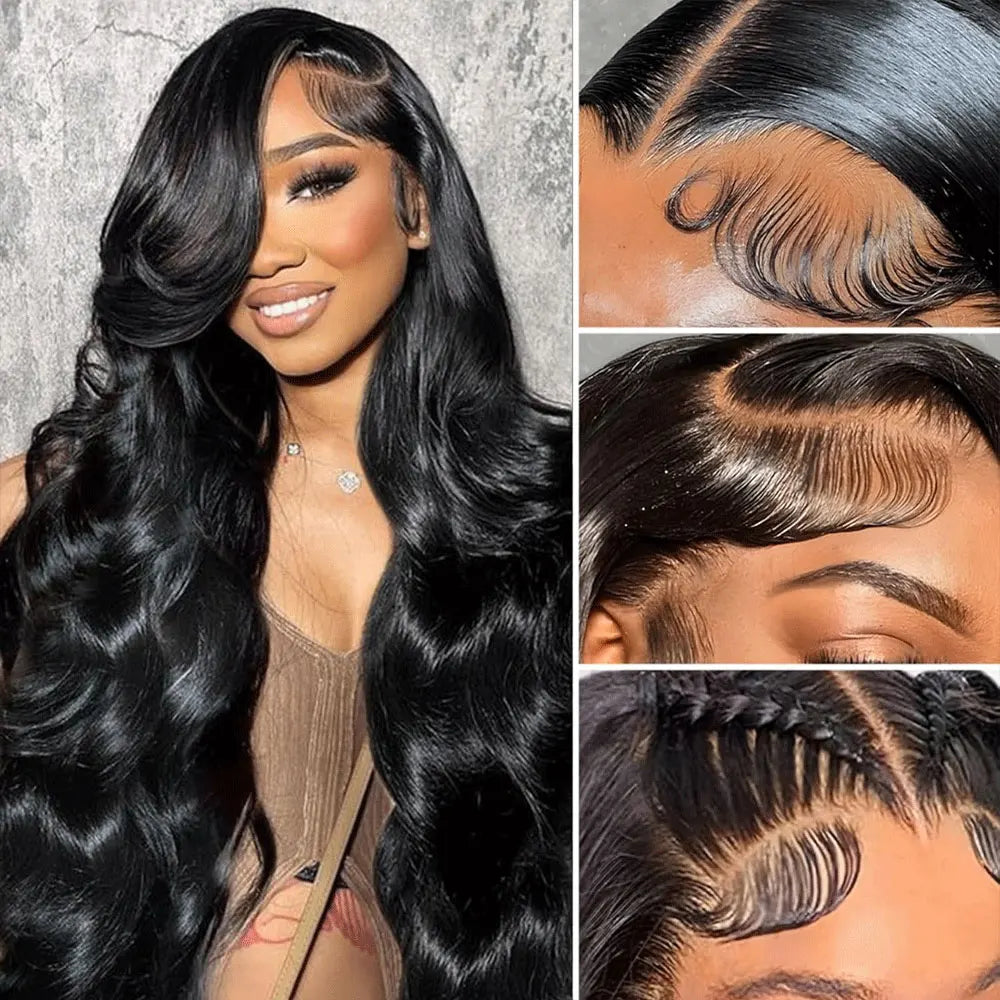 250 Density Body Wave Lace Front Wig | 13x4 13x6 5x5 HD Glueless Pre-Plucked Bleached Knots Brazilian Human Hair