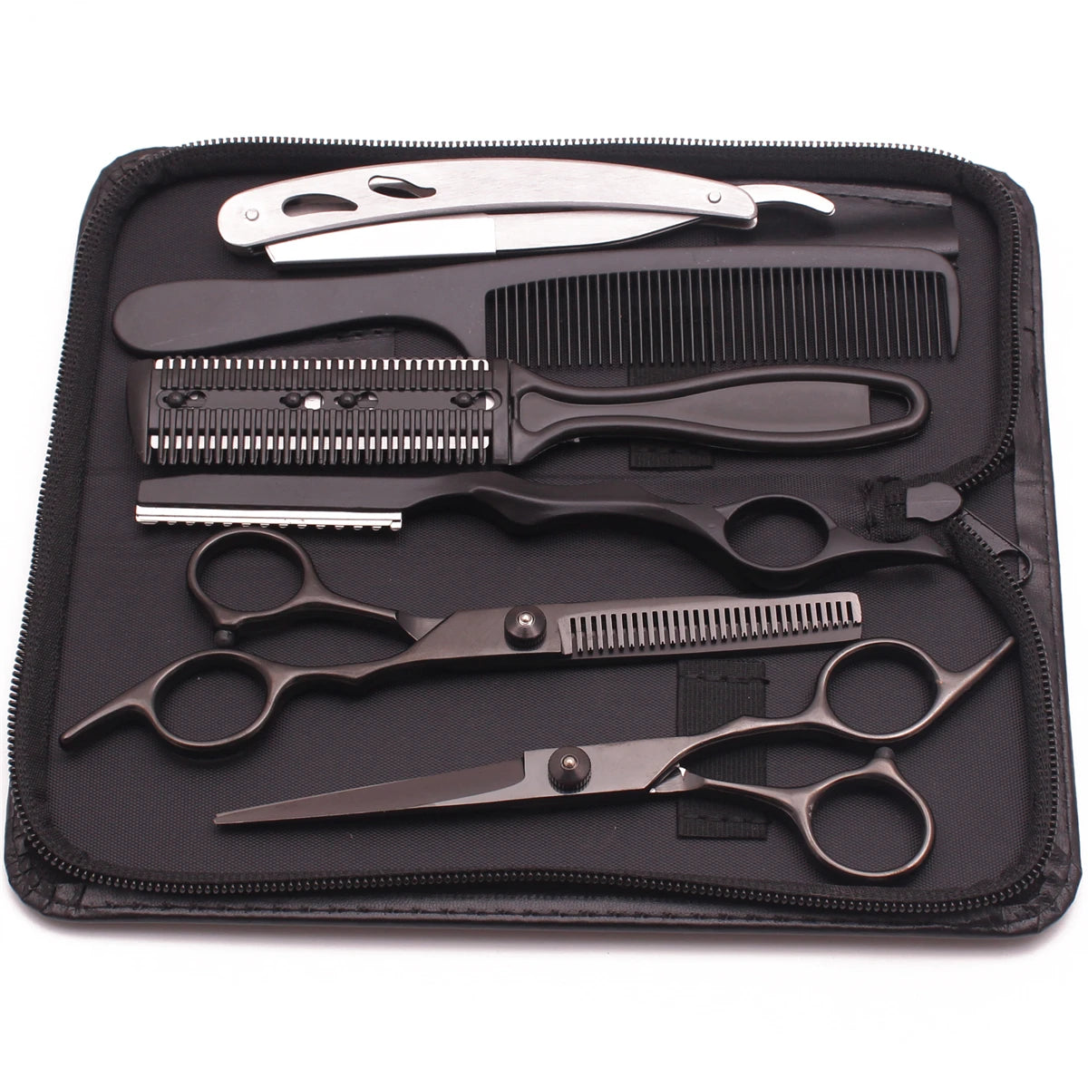 Professional 6" Hair Cutting Scissors & Thinning Shears – Japan Stainless Steel Barber Set