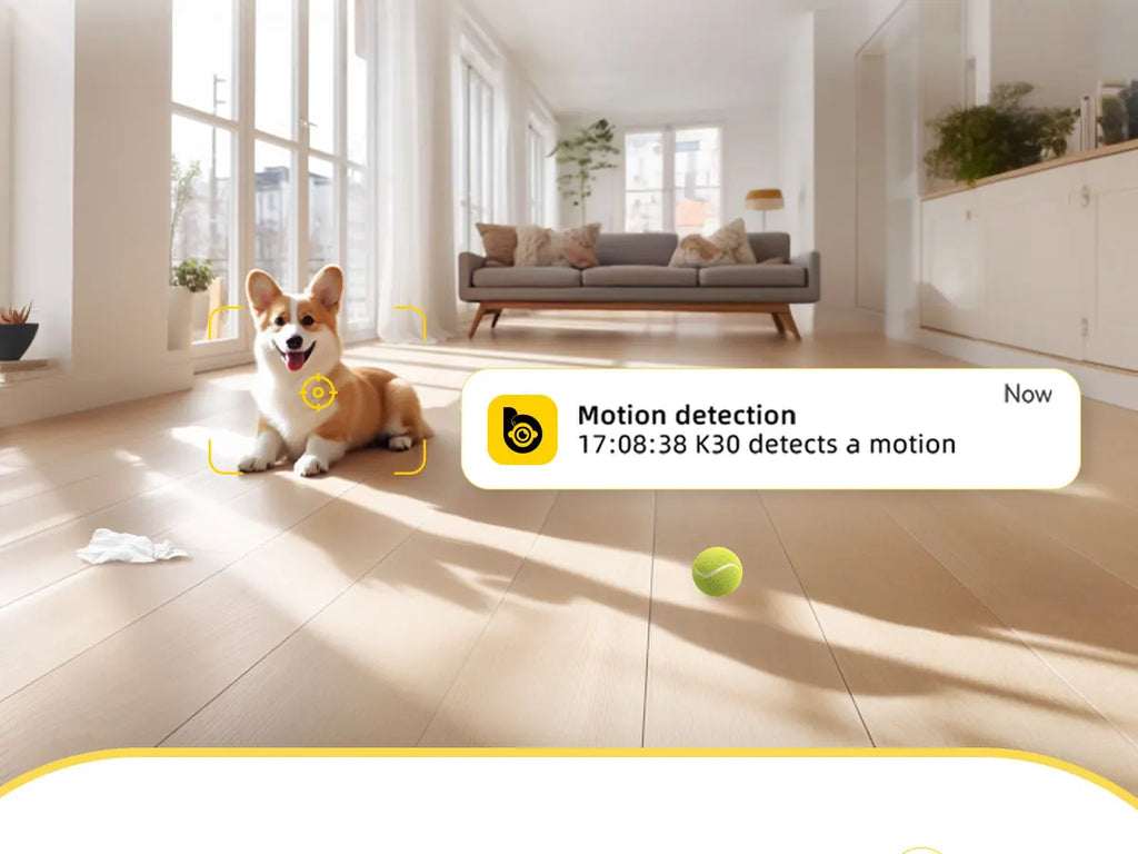 2K Pet & Baby Camera – 5G/2.4GHz WiFi, 360° Pan & Tilt, Color Night Vision, 2-Way Audio, Indoor Security