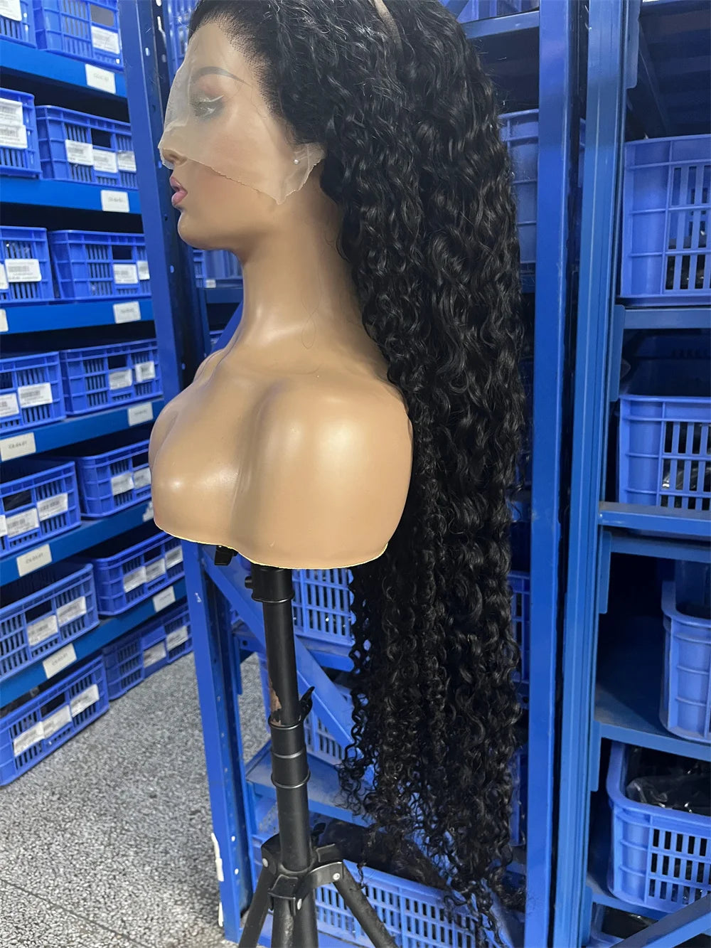 40–50 Inch Water Wave Curly Lace Front Wig | 300% Density 13x4 13x6 7x5 HD Glueless Brazilian Human Hair for Women