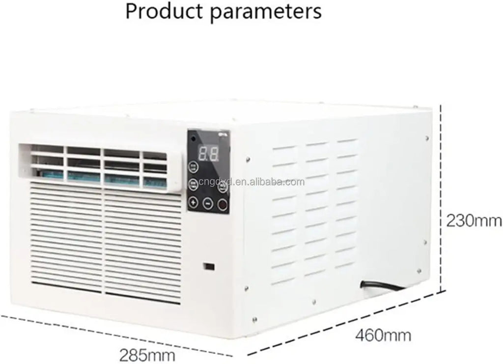 280W Portable Air Conditioner — 1881 BTU Compressor Cooling with Timer for Outdoor, Home, Dorm & RV