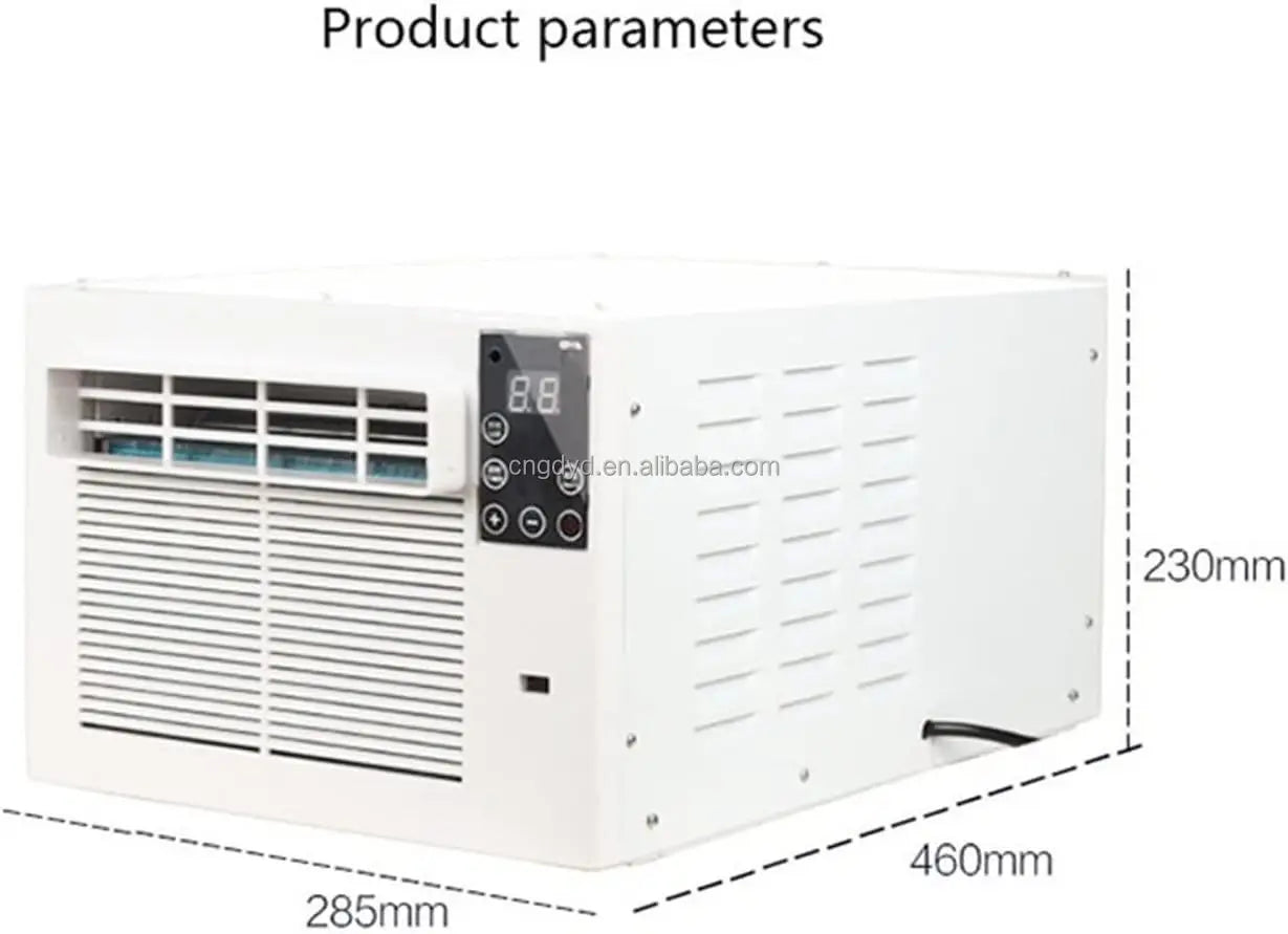 280W Portable Air Conditioner — 1881 BTU Compressor Cooling with Timer for Outdoor, Home, Dorm & RV